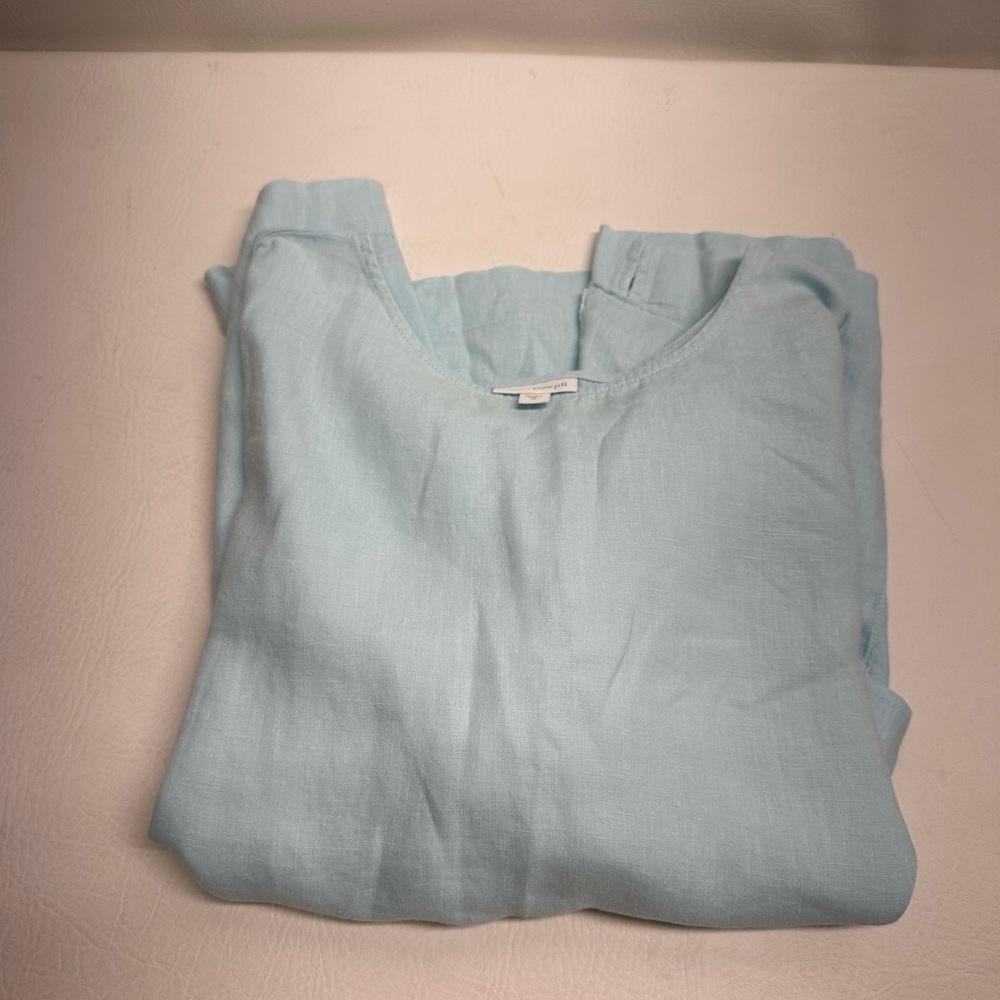 Pure J.Jill linen patch pockets top tunic size XL - Picture 6 of 7